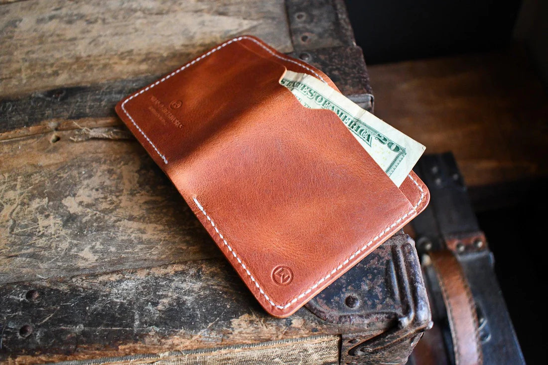Owens Leatherworks-JO V4 ID Wallet - Handmade Leather Wallet