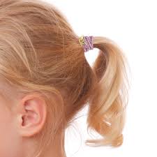 Kids Bracelet Hair Tie Pink Elastic- Maya J