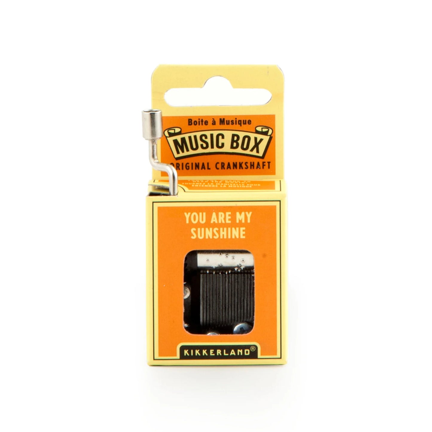 'You Are My Sunshine' Music Box -Kikkerland