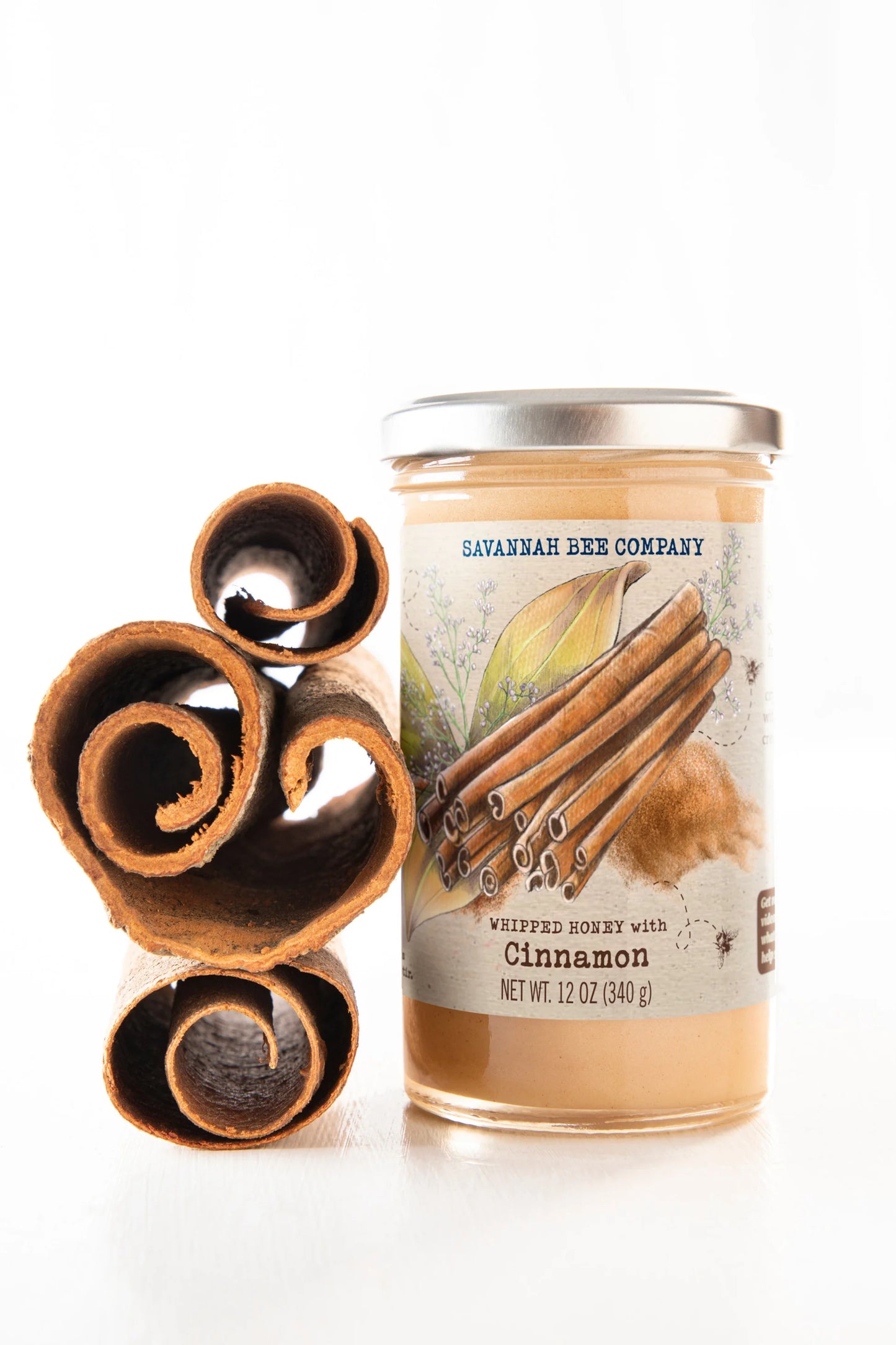 Savannah Bee Co. Whipped Honey with Cinnamon