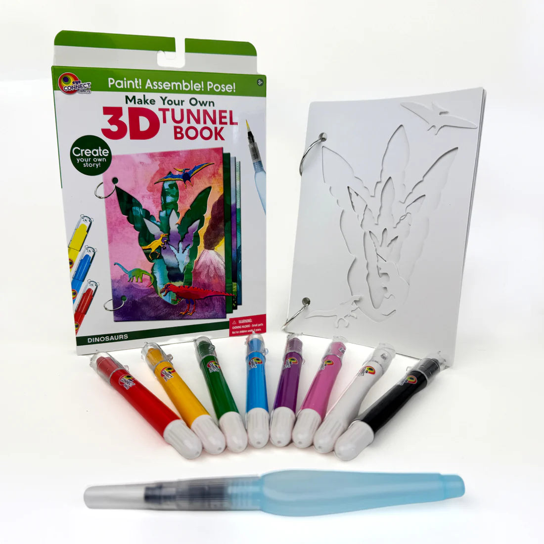 3D TUNNEL BOOK (MEDIUM): Dinosaurs