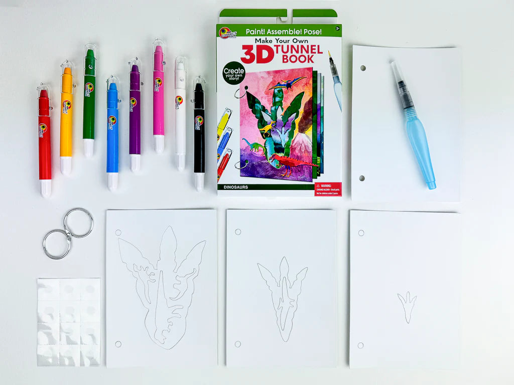 3D TUNNEL BOOK (MEDIUM): Dinosaurs
