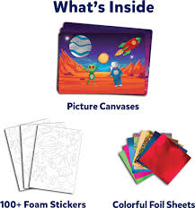 Foil Fun: Up In Space | No Mess Art Kit
