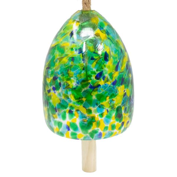 Green Blown Glass Bell- GE