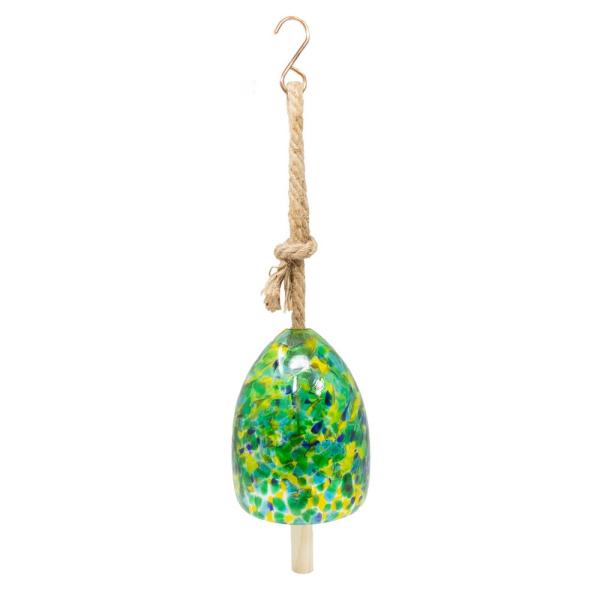Green Blown Glass Bell- GE