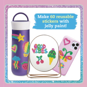 Klutz: Paint & Peel Jelly Stickers: Glitter Goals!