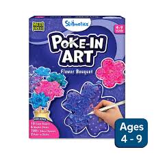 Poke-in Art: Flower Bouquet | Mess-Free Art for Kids