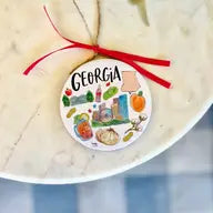 Happy By Rachel - State of Georgia Ornament