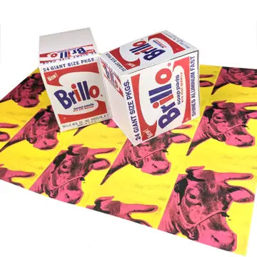 Andy Warhol- Brillo Box Sculptures Pop Up Greeting Card