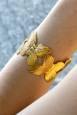 PETER + JUNE Butterfly Chain Cuff