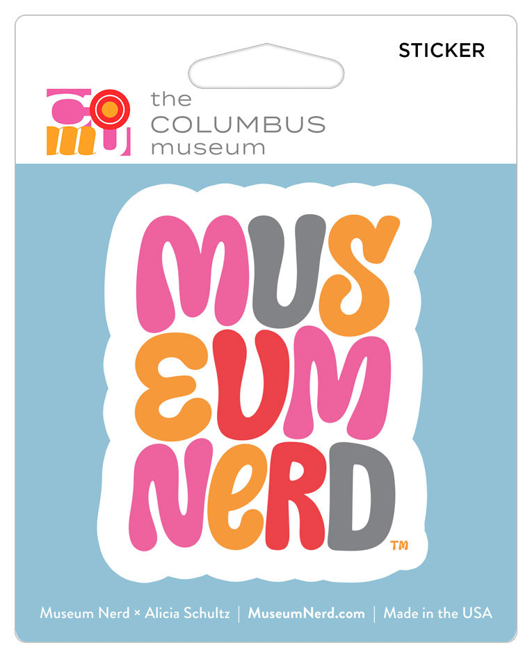 COMU-Museum Nerd* Custom Sticker