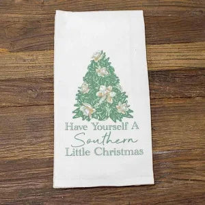 Magnolia Southern Christmas Hand Towel-TRS