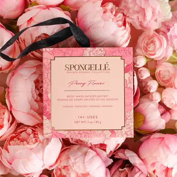 Spongelle Boxed Body Buffer - Peony Flower