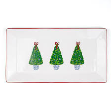 Grand Christmas Tree Rectangle Platter-TRS