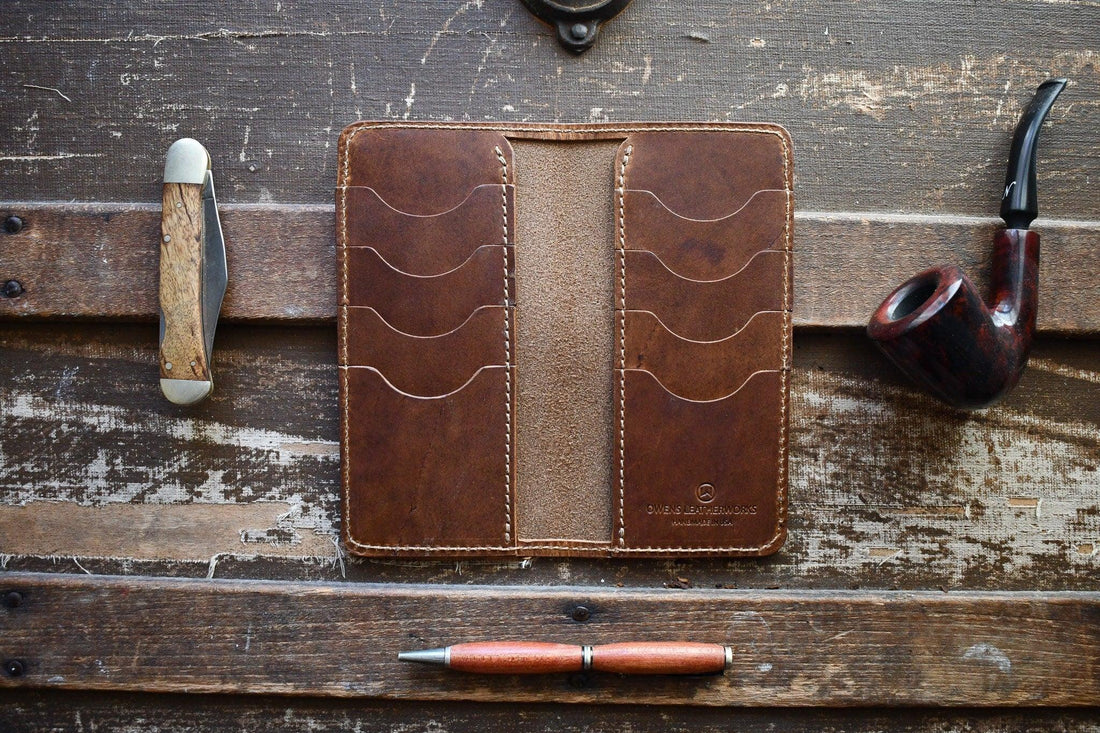 Randolph Roper (American Bison) - Handmade Leather Wallet