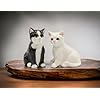Black and White Cat Salt and Pepper Set
