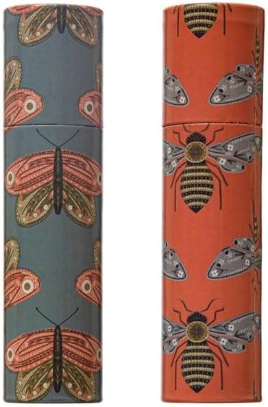 Insect Print Safety Patches in Tube Matchbox, Set of 2