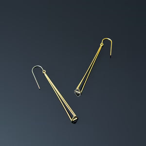 PURSUITS -  Glint Earrings, Satin Gold