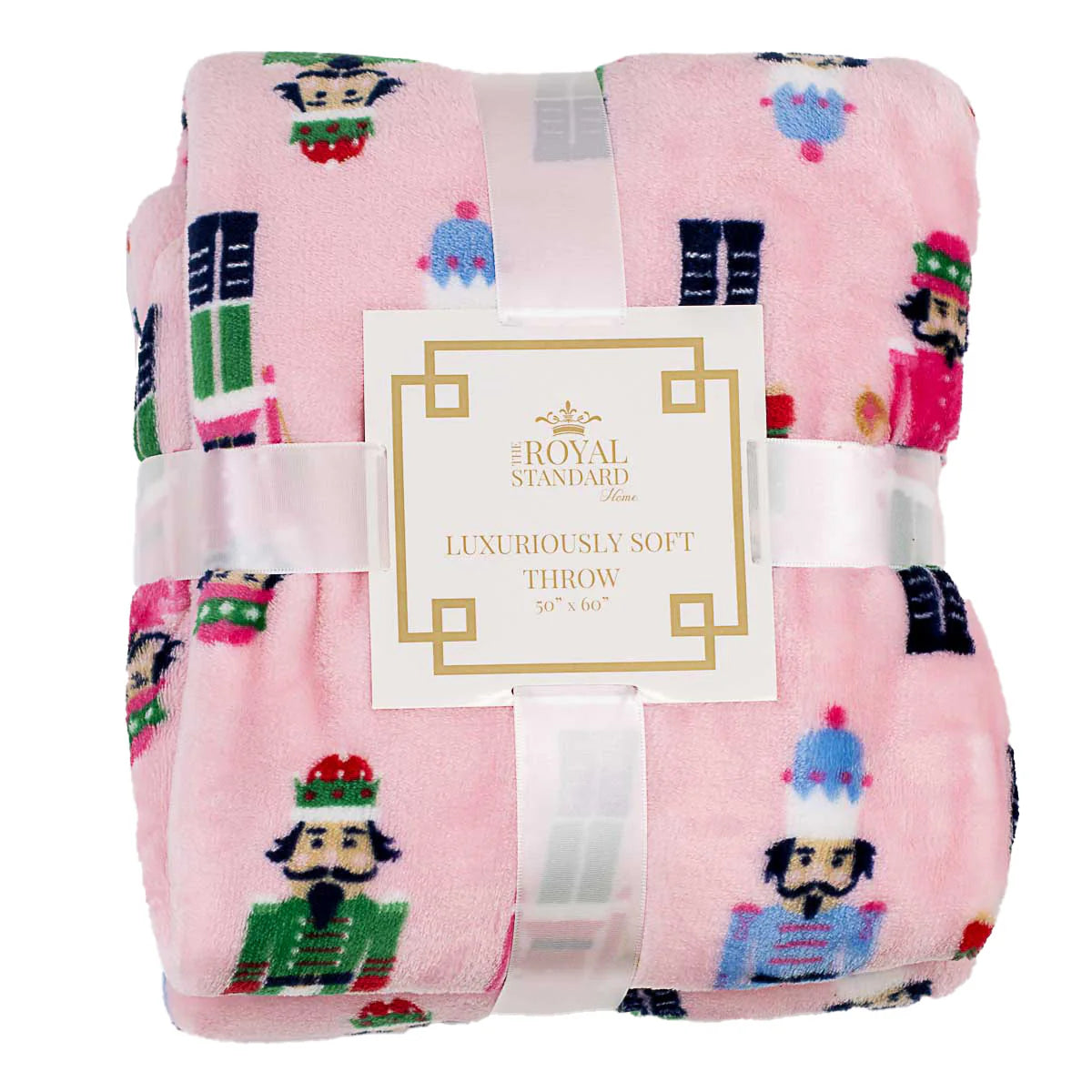 Nutcracker March Throw in Pink- TRS