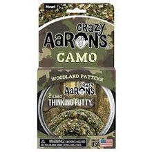 Load image into Gallery viewer, Crazy Aaron&#39;s Thinking Putty - Woodland Camo
