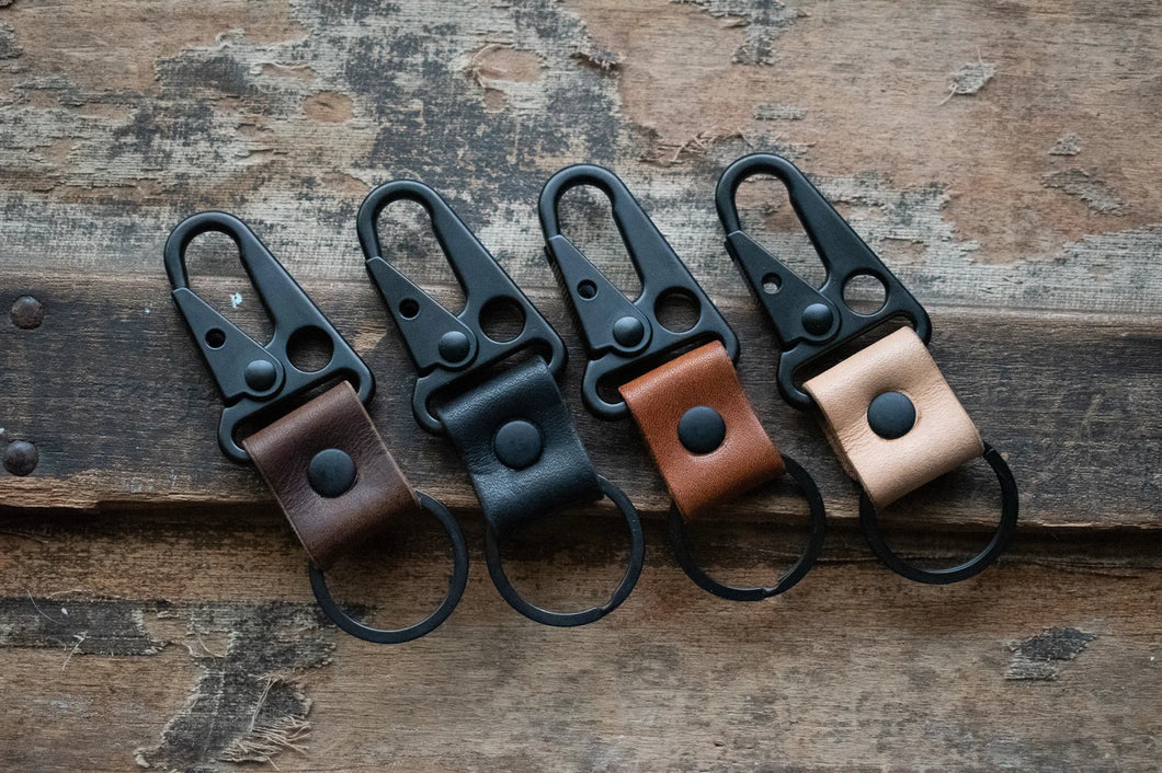 EDC FOB- Handmade Leather Keychain