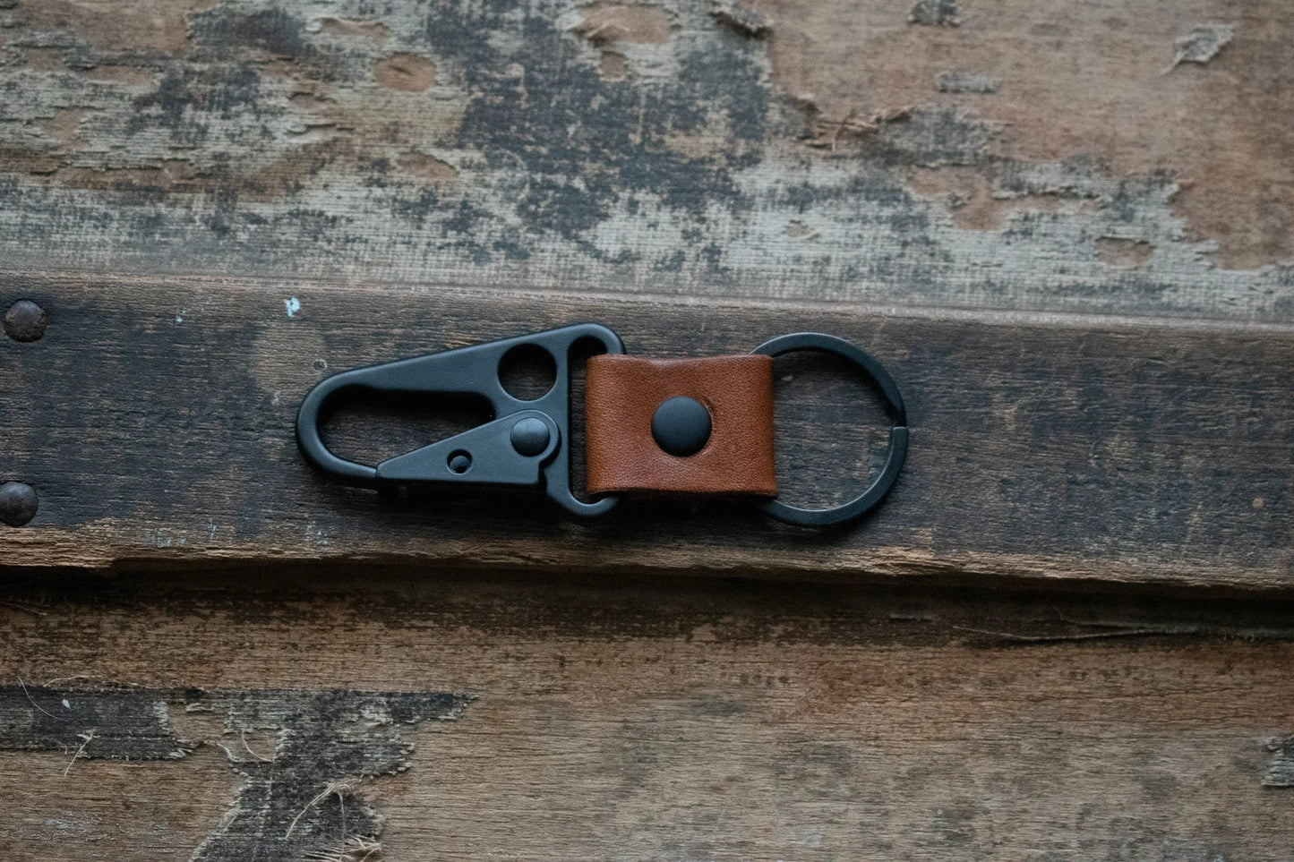 EDC FOB- Handmade Leather Keychain