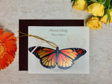 Load image into Gallery viewer, Monarch Butterfly Ornament Notecard Gift
