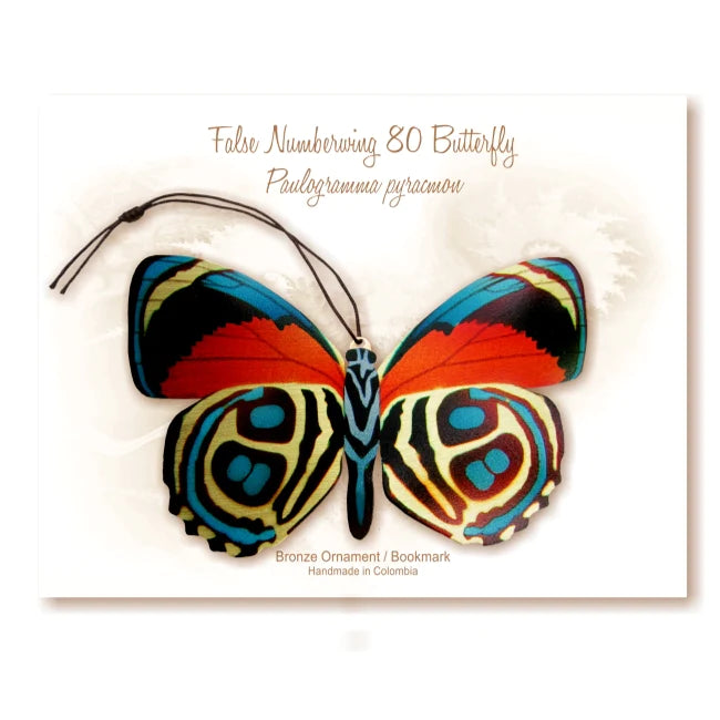 Numberwing Butterfly Ornament Notecard Gift