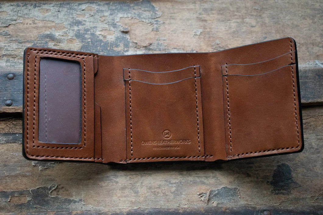 The YW Trifold- Handmade Leather Wallet