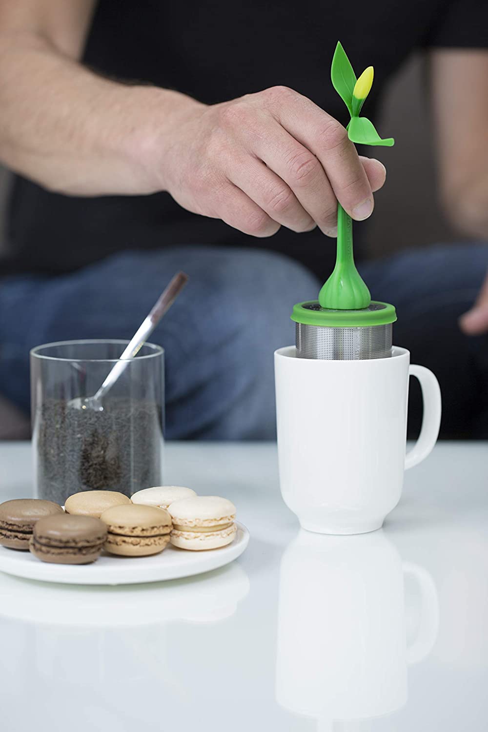 Camellia Tea Magnet + Infuser Set